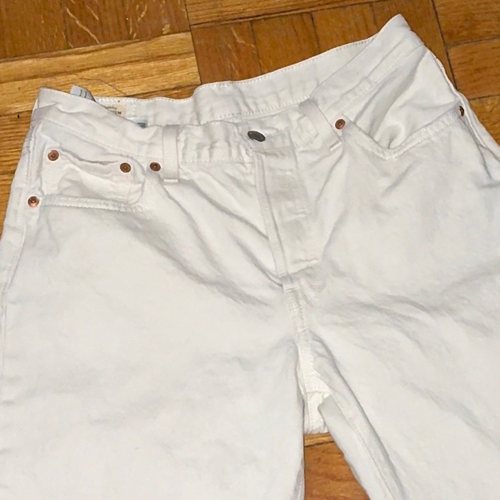 Levi’s Button Fly 501’s, Women’s W28/L32, Off White